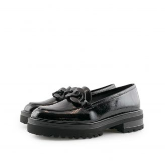 3260 Stefania Γυναικεία Loafers - Slip On ΜΑΥΡΟ