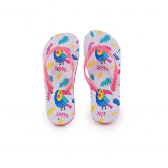867500 Love4shoes Παιδικά Κορίτσι Σαγιονάρες Flip Flops ΛΕΥΚΟ