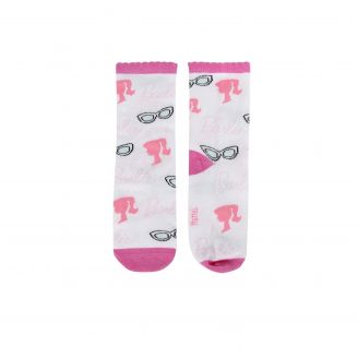 Barbie Socks Παιδικές Κάλτσες για Κορίτσι ΛΕΥΚΟ