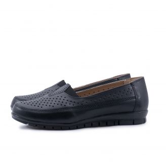 260059 Aerostep Ανατομικά Γυναικεία Slip-On ΜΑΥΡΟ