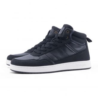 20253016 CARBONTON MEN MID Wrangler Ανδρικά Μποτάκια ΜΑΥΡΟ