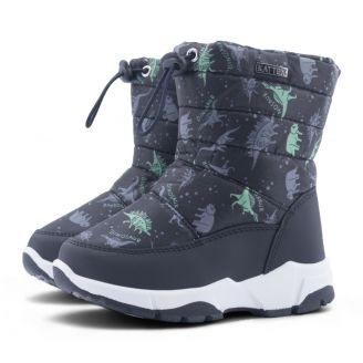 5222-0113 Love4shoes Παιδικά Αγόρι Γαλότσες Apres Ski ΜΑΥΡΟ