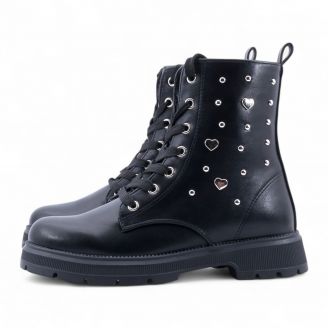 KARDIA IQ Kids Shoes Παιδικά Μποτάκια  Κορίτσι ΜΑΥΡΟ