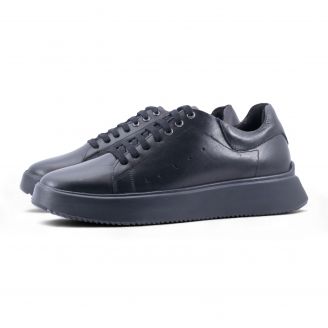 412-25532  Adam's Ανδρικά Sneakers ΜΑΥΡΟ