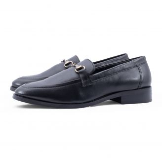26304 Catwalk Γυναικεία Loafers Slip-On ΜΑΥΡΟ