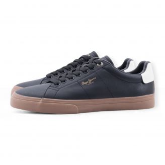 PMS300003 Drop1 Kenton Pepe Jeans Ανδρικά Sneakers ΜΑΥΡΟ