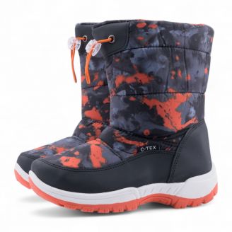 5222-0315 Love4shoes Παιδικά Γαλότσες Apres Ski ΜΑΥΡΟ