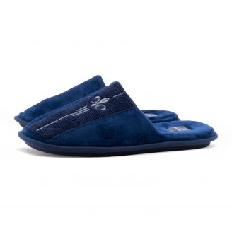 176-2506 B-Soft Ανδρικές Παντόφλες Χειμερινές ΜΠΛΕ