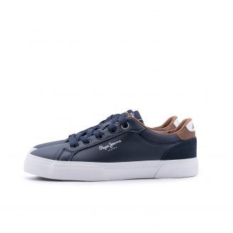 PEPE JEANS JR KENTON COURT B PBS30569  Παιδικά Sneakers Αγόρι ΜΠΛΕ