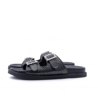 263-2602 B-Soft Γυναικείες Καλοκαιρινές Παντόφλες ΜΑΥΡΟ