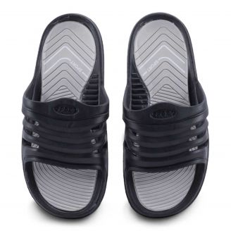670 Love4shoes Ανδρικές Σαγιονάρες ΜΑΥΡΟ