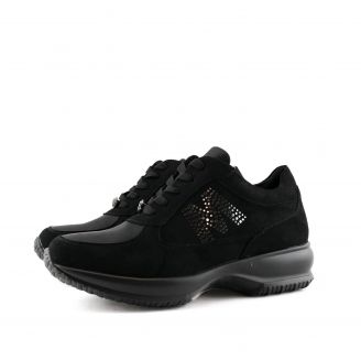 XN2011 L14 Migato Γυναικεία Sneakers ΜΑΥΡΟ