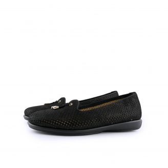 1238 Relax Γυναικεία Loafers - Slip On ΜΑΥΡΟ