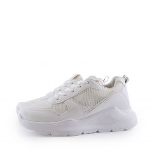 LY340 Love4shoes Γυναικεία Sneakers ΛΕΥΚΟ