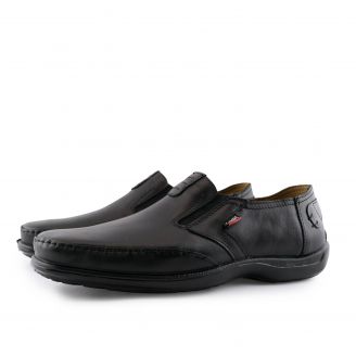15344 Boxer Ανδρικά Loafers ΜΑΥΡΟ