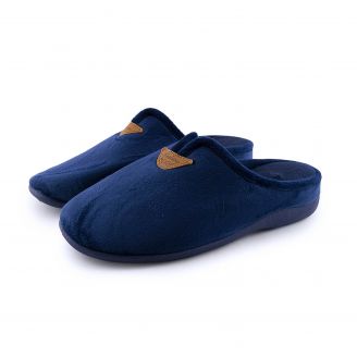 222D Love4shoes Γυναικεία Παντόφλες Χειμερινές ΜΠΛΕ