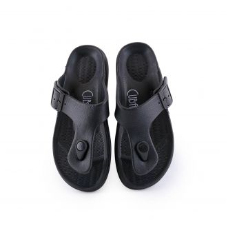 11011SD Zak Γυναικεία Σαγιονάρες Flip Flops ΜΑΥΡΟ