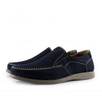 517 Mondo Ανδρικά Loafers ΜΠΛΕ