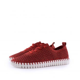 221-0052 Scandi Γυναικεία Sneakers ΚΟΚΚΙΝΟ