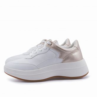 D46WTB 054AJ Geox Spherica Ecub-3 Γυναικεία Sneakers ΛΕΥΚΟ