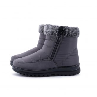 262-0193 Love4shoes Γυναικεία Μποτάκια ΓΚΡΙ