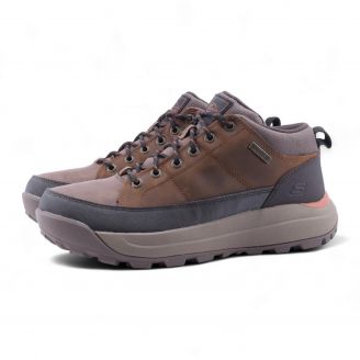 210900 Skechers Ανδρικά Μποτάκια Waterproof ΚΑΦΕ