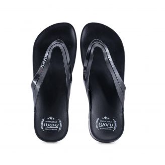 11831102 Parex Γυναικεία Σαγιονάρες Flip Flops ΜΑΥΡΟ
