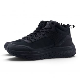 200278EC Skechers Ανδρικά Ανατομικά Μποτάκια ΜΑΥΡΟ