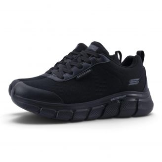 118111 Skechers Ανδρικά Αθλητικά ΜΑΥΡΟ
