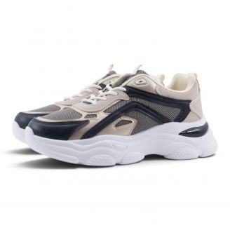 967700 Love4shoes Γυναικεία Sneakers ΜΠΡΟΝΖΕ