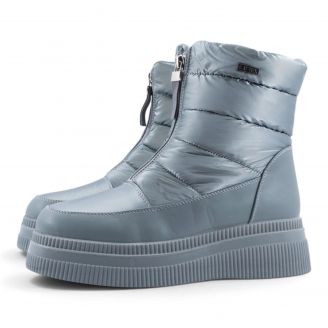 262-0308 Love4shoes Γυναικεία Μποτάκια Χιονιού ΓΚΡΙ