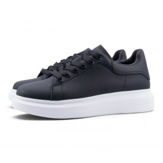 8979 Love4shoes Ανδρικά Αθλητικά ΜΑΥΡΟ