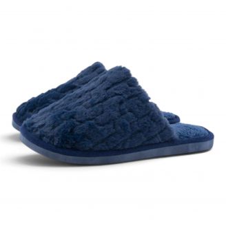 XL-8070 Love4shoes Γυναικείες Παντόφλες Χειμερινές ΜΠΛΕ