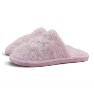 XL-8075 Love4shoes Γυναικείες Παντόφλες Χειμερινές ΡΟΖ