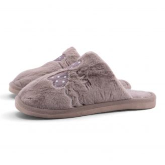 XL-8071 Love4shoes Γυναικείες Παντόφλες Χειμερινές ΚΑΦΕ