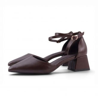 1671 Love4shoes Γυναικέιες Γόβες ΚΑΦΕ