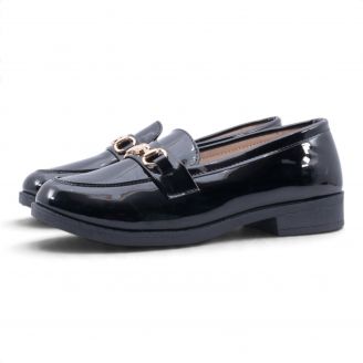 705 Love4shoes Γυναικείο Slip-on ΜΑΥΡΟ