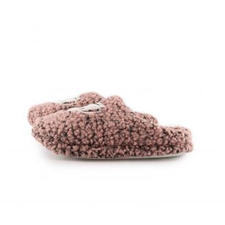 B585773 Love4shoes Γυναικεία Παντόφλες Χειμερινές ΡΟΖ