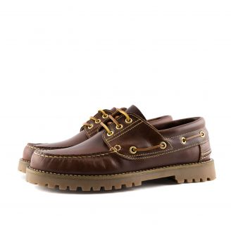 150 ROMEO Ανδρικά Boat Shoes ΚΑΦΕ