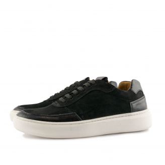 549 ROMEO Ανδρικά Sneakers ΜΑΥΡΟ