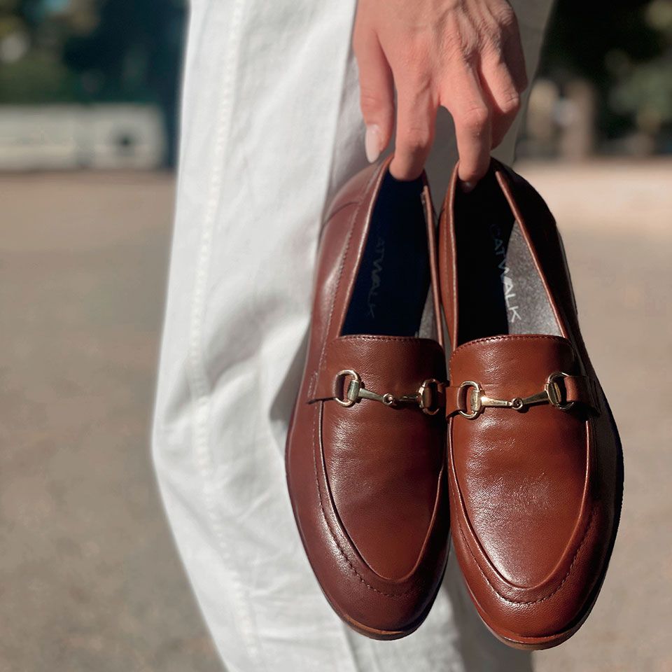 26304 Catwalk Γυναικεία Loafers Slip-On ΤΑΜΠΑ